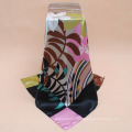 Malaysia new popular digital printing customized satin silk square scarf